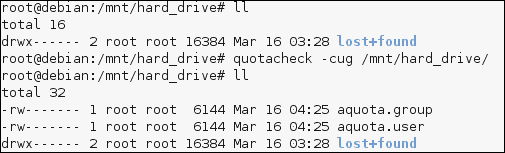 Linux 20 - Manage Disk Quotas